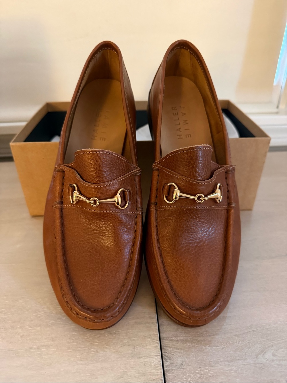 NWB, Jamie Haller The Bit Loafer Cognac